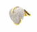 Sonia B CZ 925 Silver Heart Ring Size 7.5