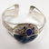 Sajen Carved Goddess Cuff 925 Silver Offerings Bracelet - 5