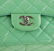 Chanel Double Flap Quilted Jumbo Green Patent Leather - 6