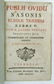 1769 PUBLII OVIDII NASONIS ELEGUAE TRISTIUM JESUIT