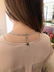 Reversible Black Pearl Drop Diamond Link Necklace in - 3