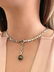 Reversible Black Pearl Drop Diamond Link Necklace in - 4