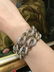 Long Pave Diamond Curb Link Necklace Convertible to - 7