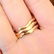 Citrine and Diamond Wrap Ring in 18k Yellow Gold- - 3