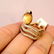 Citrine and Diamond Wrap Ring in 18k Yellow Gold- - 5