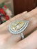 GIA 10.06 ct Pear Brilliant Cut Diamond Double Halo - 8
