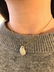 1.31 cts Diamond Pave Tear drop Pendant Necklace in 18k - 5
