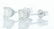 14 kt. White gold - Earrings - 1.40 ct Diamond - - 4