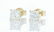 14 kt. Yellow gold - Earrings - 0.85 ct Diamond - - 2