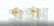 14 kt. Yellow gold - Earrings - 0.85 ct Diamond - - 5