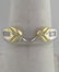 LADIES 14K YELLOW WHITE GOLD 1/5ct BAGUETTE DIAMOND