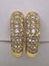 Cartier 18K Yellow Gold Mimi Diamond Huggies Earrings - 2