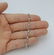 LADIES NEW 10k WHITE GOLD .33ct ROUND DIAMOND INFINITY - 8