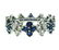 2.40 ct Sapphire & Round Brilliant Diamond Eternity