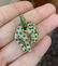 18k Yellow Gold Hanging Panther Pendant with Diamonds