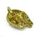 18k Yellow Gold Hanging Panther Pendant with Diamonds - 4