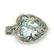40 ct Heart Shape Aquamarine and Diamond Pendant in 18k - 6