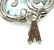 40 ct Heart Shape Aquamarine and Diamond Pendant in 18k - 7