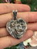 40 ct Heart Shape Aquamarine and Diamond Pendant in 18k - 8