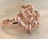 18 kt. Pink gold Ring with approx 0.30 ct Diamond - 2