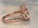 18 kt. Pink gold Ring with approx 0.30 ct Diamond - 5