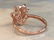 18 kt. Pink gold Ring with approx 0.30 ct Diamond - 6