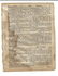 1776 Saur Gun-Wad Bible Leaf Revolutionary War