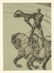 Toulouse-Lautrec lithograph | Circus "Le pas de deux"