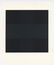 Ad Reinhardt serigraph Composition in Black