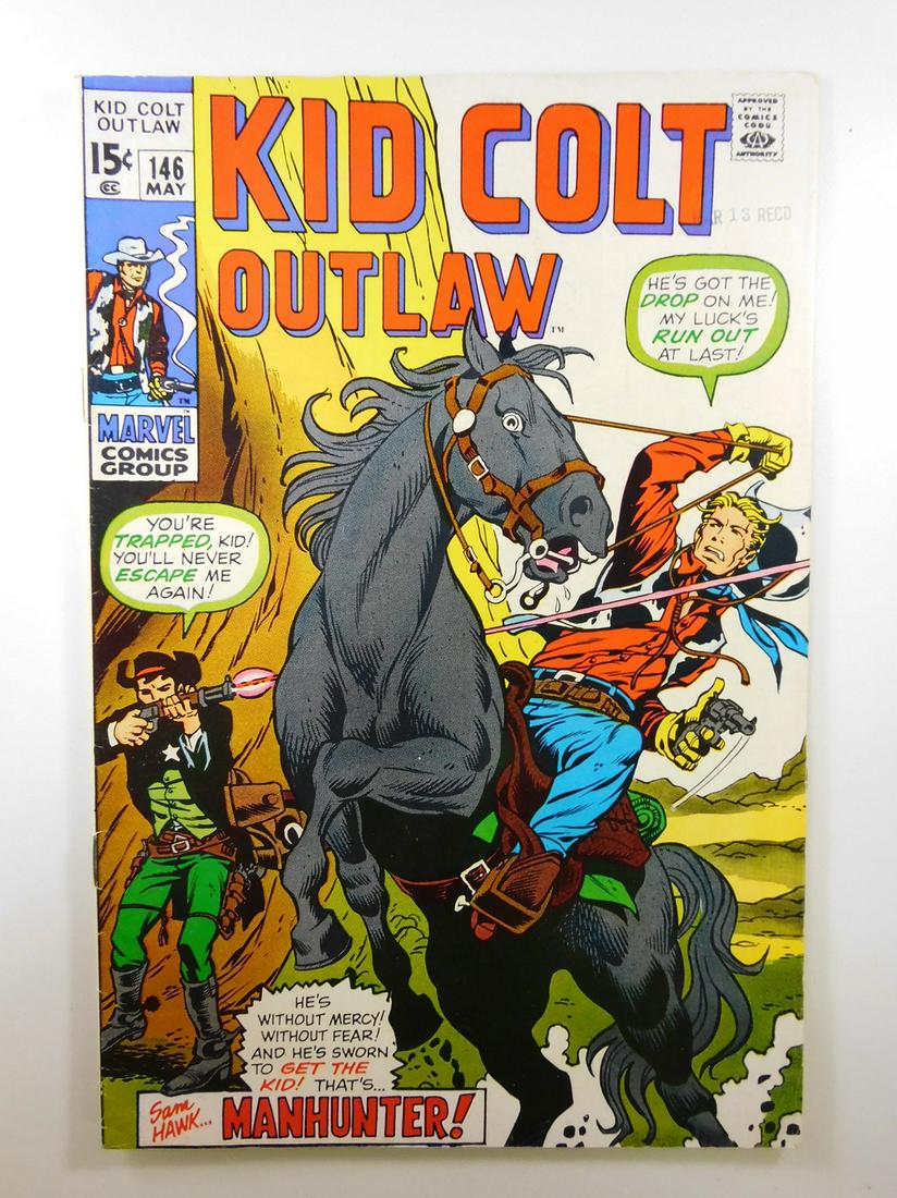 Kid Colt Outlaw #146: No Reserve! Kid Colt Outlaw #146. FN Shipping: Individual Comics: Flat-rate of $9.99 (1-8 comics) or $19.99 (9+ comics) to anywhere within the contiguous U.S. International: Foreign shipping rates are