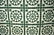 40s Green & White Mariner's Compass Antique Quilt - 3