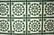 40s Green & White Mariner's Compass Antique Quilt - 4