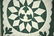 40s Green & White Mariner's Compass Antique Quilt - 6