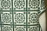 40s Green & White Mariner's Compass Antique Quilt - 8