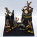 Folk Art rabbit musicians made from bottle caps - 11