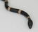 Folk art carved and painted snake. - 3