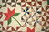 1850's Peony & Broken Dishes Quilt, Zigzag Border - 4