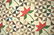 1850's Peony & Broken Dishes Quilt, Zigzag Border - 7