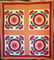 Rose of Sharon Antique Quilt- 4 Block