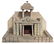 Folk Art wood church bird feeder. - 6