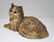 Lying Down Tabby Cat Cast Iron Hubley Doorstop - 6