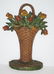 Tulip Flowers in Basket Cast Iron Hubley Doorstop - 2