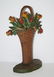 Tulip Flowers in Basket Cast Iron Hubley Doorstop - 5