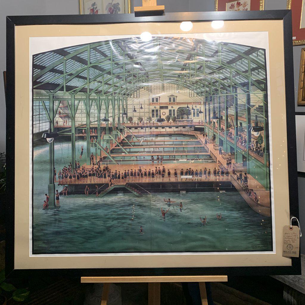 1970's Litho of original 1900's photograph of Famous (1 of 1)