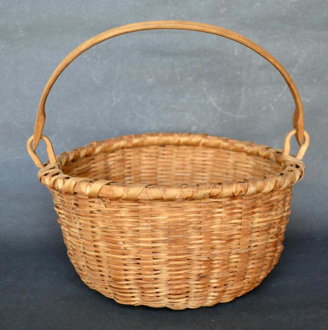 Taghkanic Or Taconic Swing Handle Splint Basket