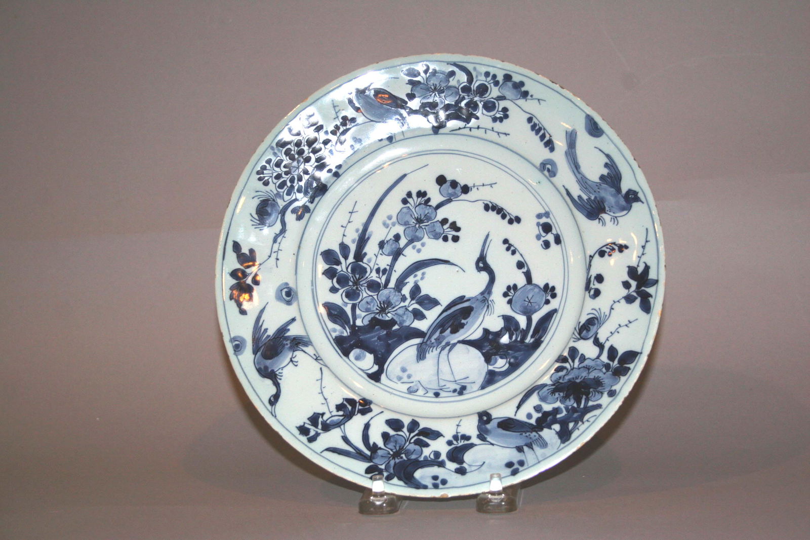 A fine late 17th century English delft plate (1 of 1)