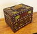 Tramp art Sewing Box w Paint & Figural Carvings - 2