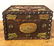 Tramp art Sewing Box w Paint & Figural Carvings - 6