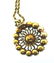 ANTIQUE 14k Yellow Gold, Natural Pearl & Diamond - 4