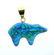 Arizona Turquoise 14k Yellow Gold Bear Pendant